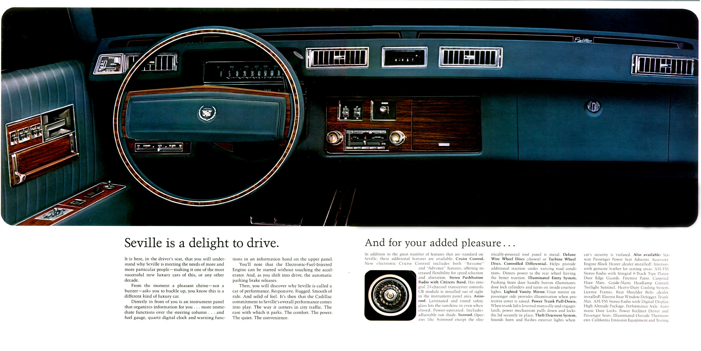 1977 Cadillac Seville Brochure Page 4